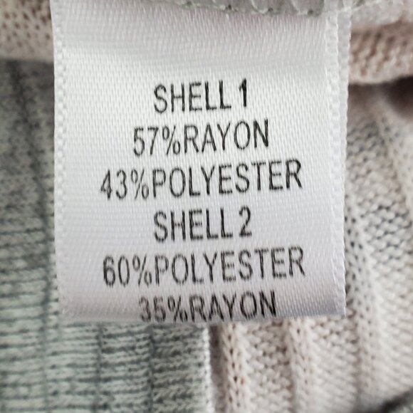 Wonderland by Orange Mixed Media Floral Front Ribbed Pullover Knit Top Size M - Picture 10 of 12